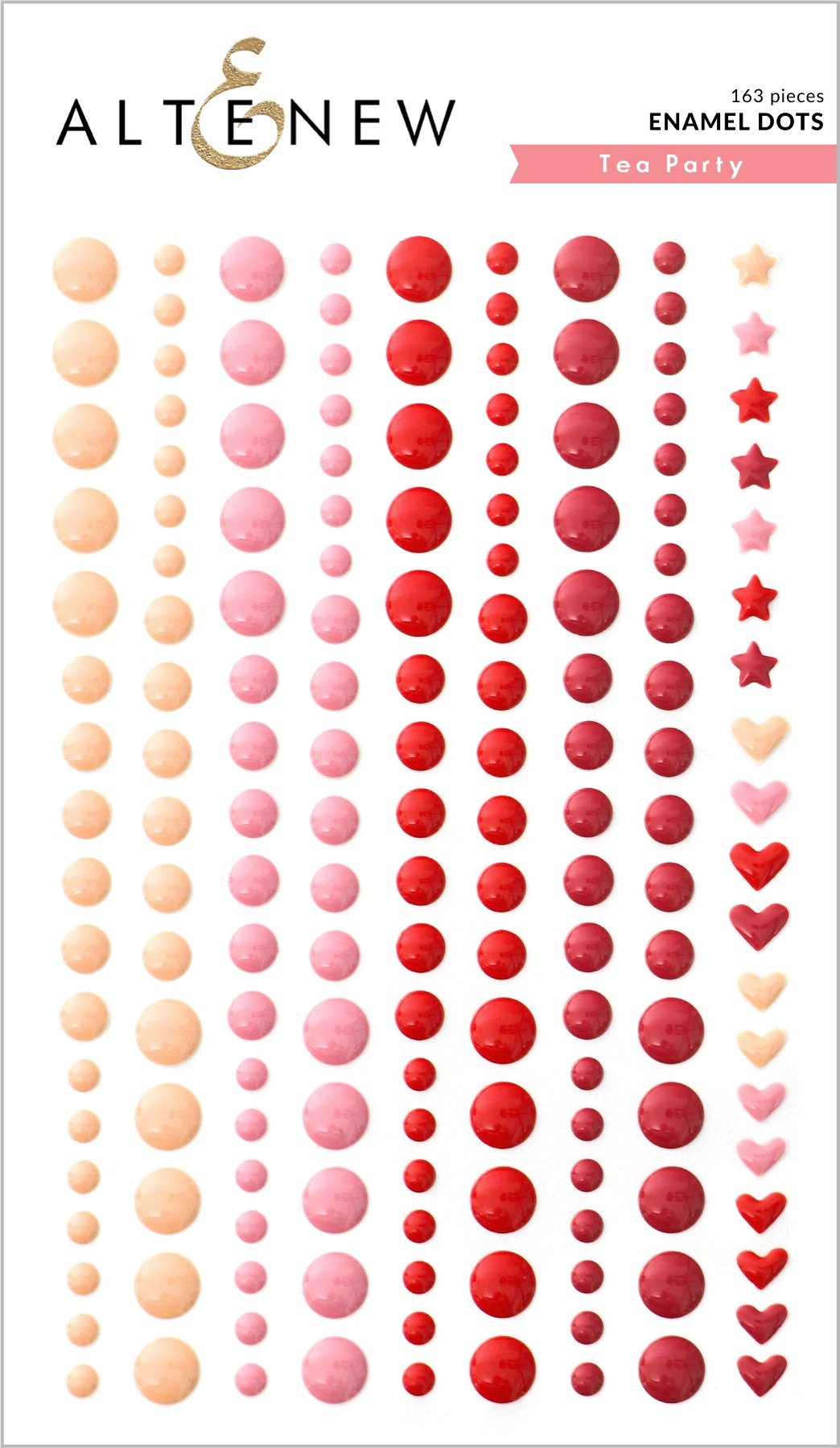 Tea Party Enamel Dots