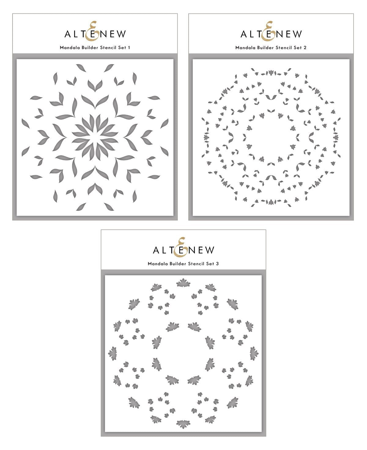 Mandala Builder Stencil Set