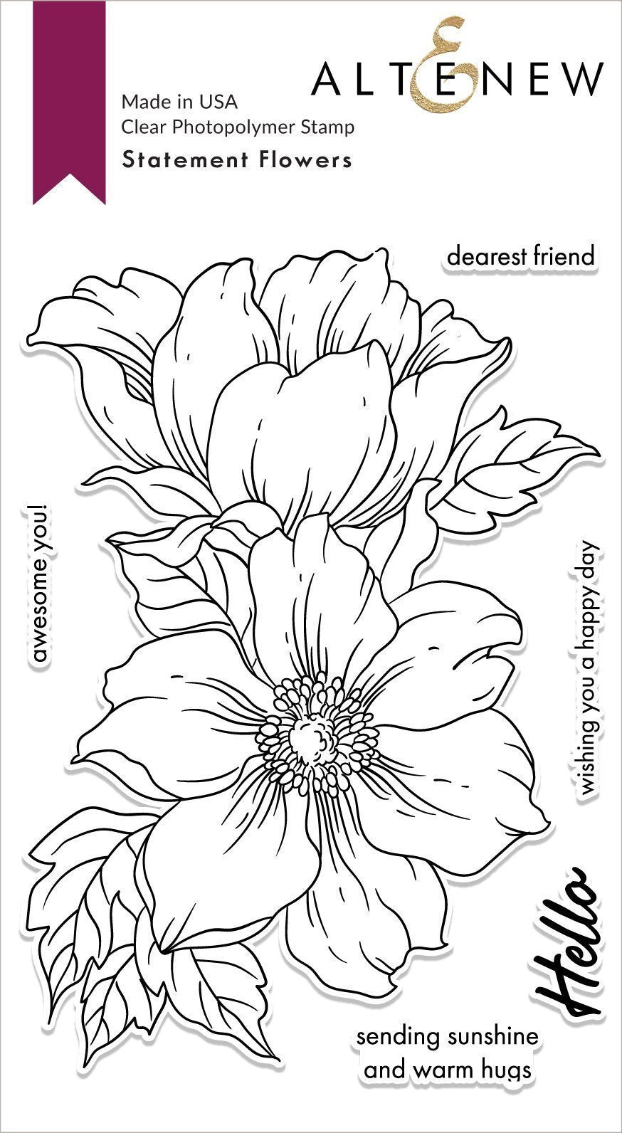 Statement Flowers Stamp Set