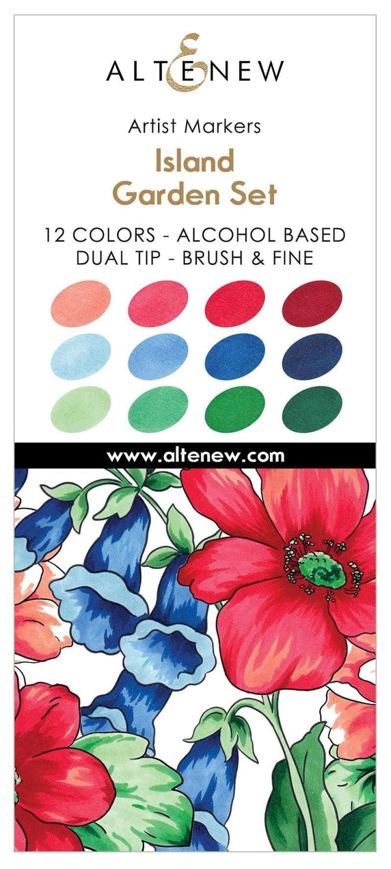Island Garden Artist Alcohol Markers Set H