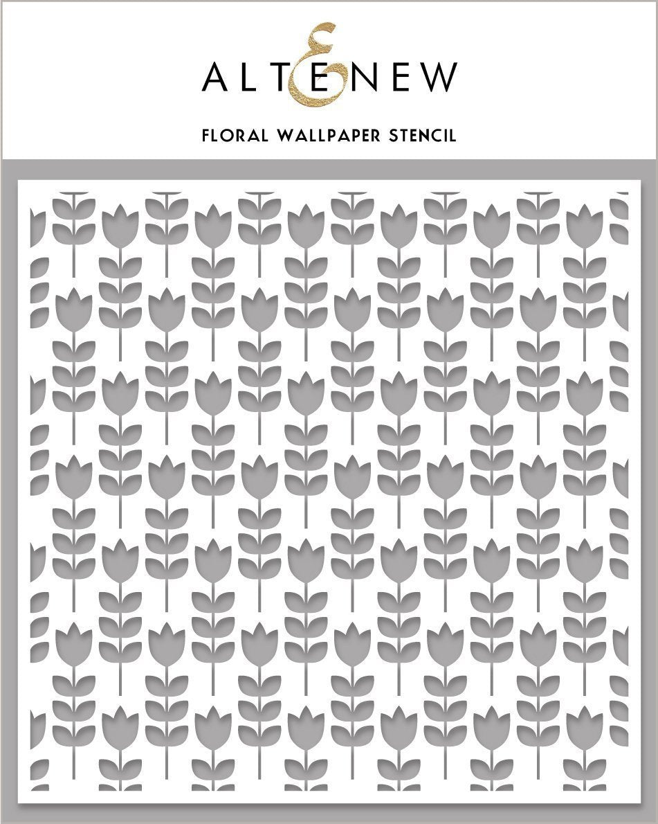 Floral Wallpaper Stencil