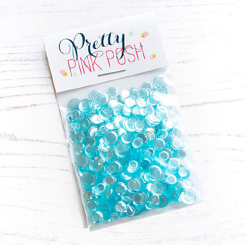 Aqua Shimmer Confetti Mix