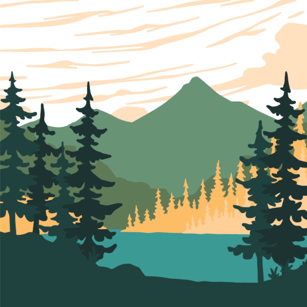 At The Lake Layering Stencils