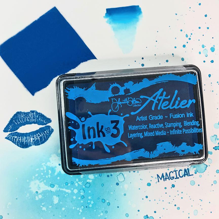 Atelier Peacock Blue Fusion Ink Pad