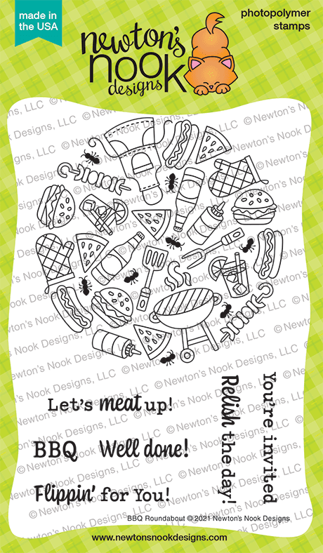BBQ Roundabout Stamp Set