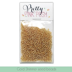 Gold Shimmer Seed Beads