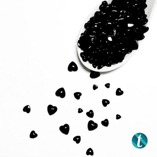 Black Licorice Jelly Drop Heart Mix