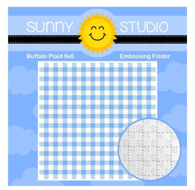Buffalo Plaid Embossing Folder