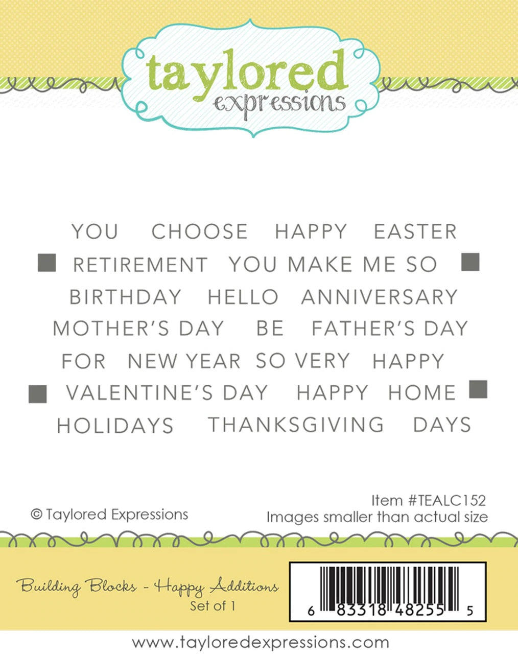 Building Blocks - Happy Additions Stamp Set