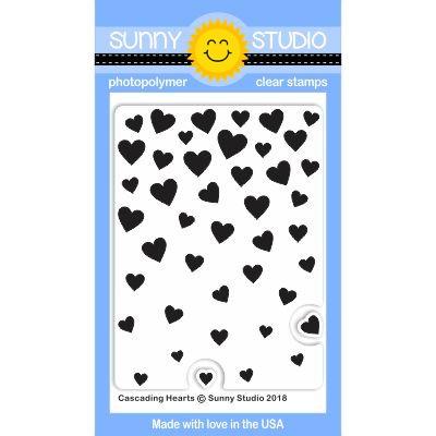 Cascading Hearts Stamp Set
