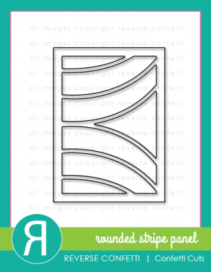 Rounded Stripe Panel Confetti Cuts