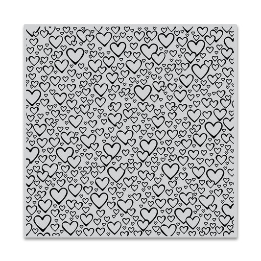 Bursting with Love Background Stamp