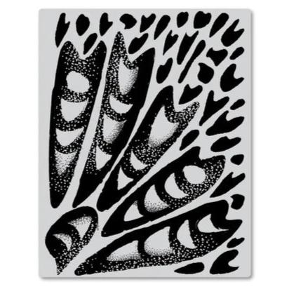 Abstract Butterfly Wing Bold Prints Stamp
