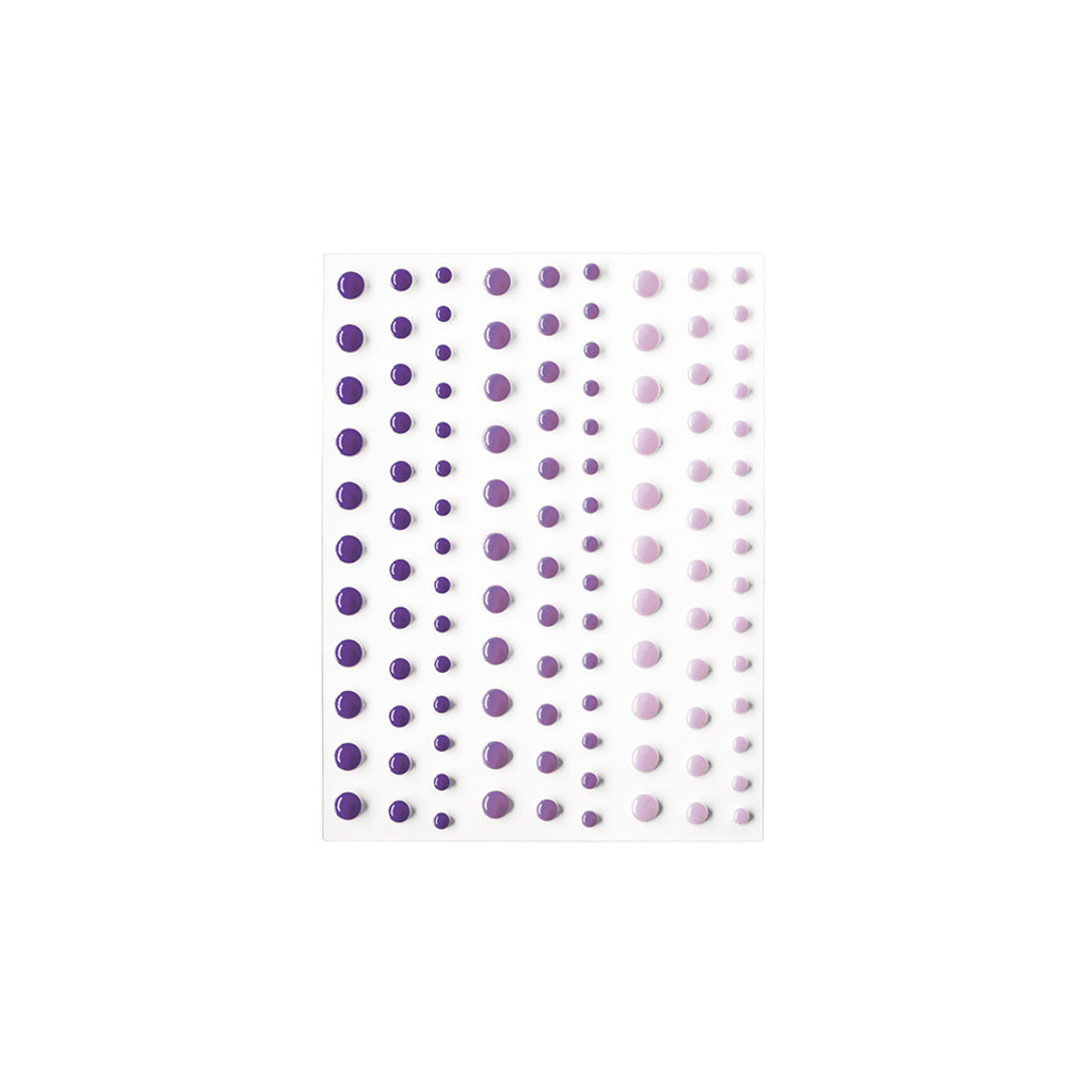 Hero Hues Enamel Dots Purples