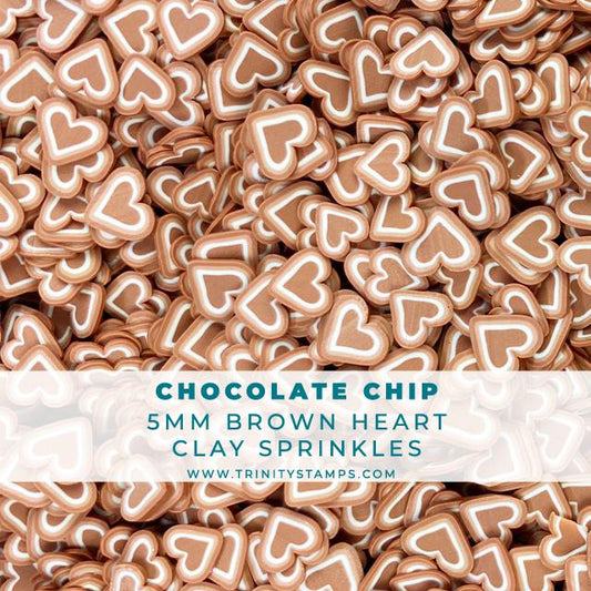 Chocolate Chip Heart Sprinkles