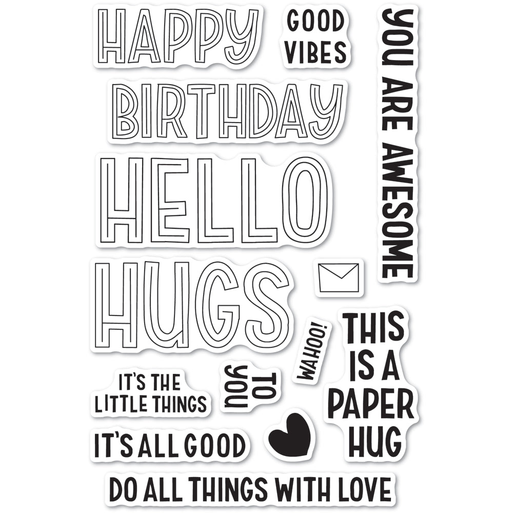 Marzipan Greetings Stamp Set