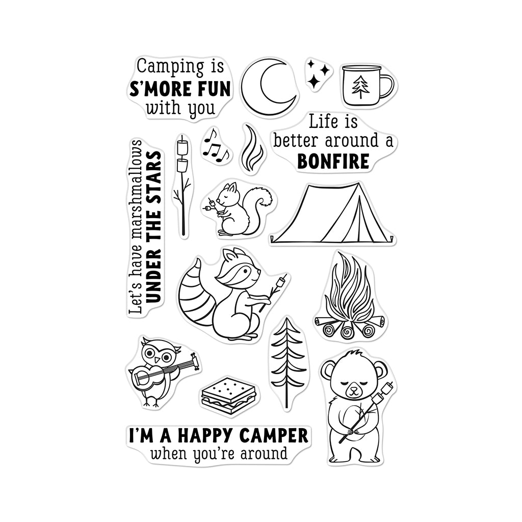 S'mores Bonfire Stamp Set