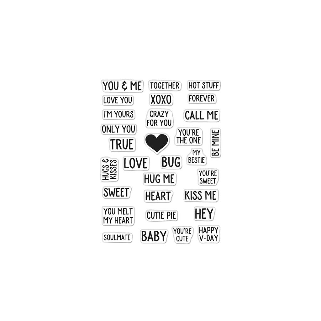 V-Day Mini Messages Stamp Set