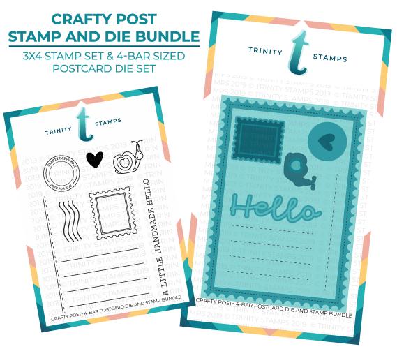 Crafty Post Stamp & Postcard Die Bundle