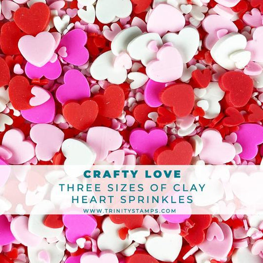 Crafty Love Clay Heart Sprinkles