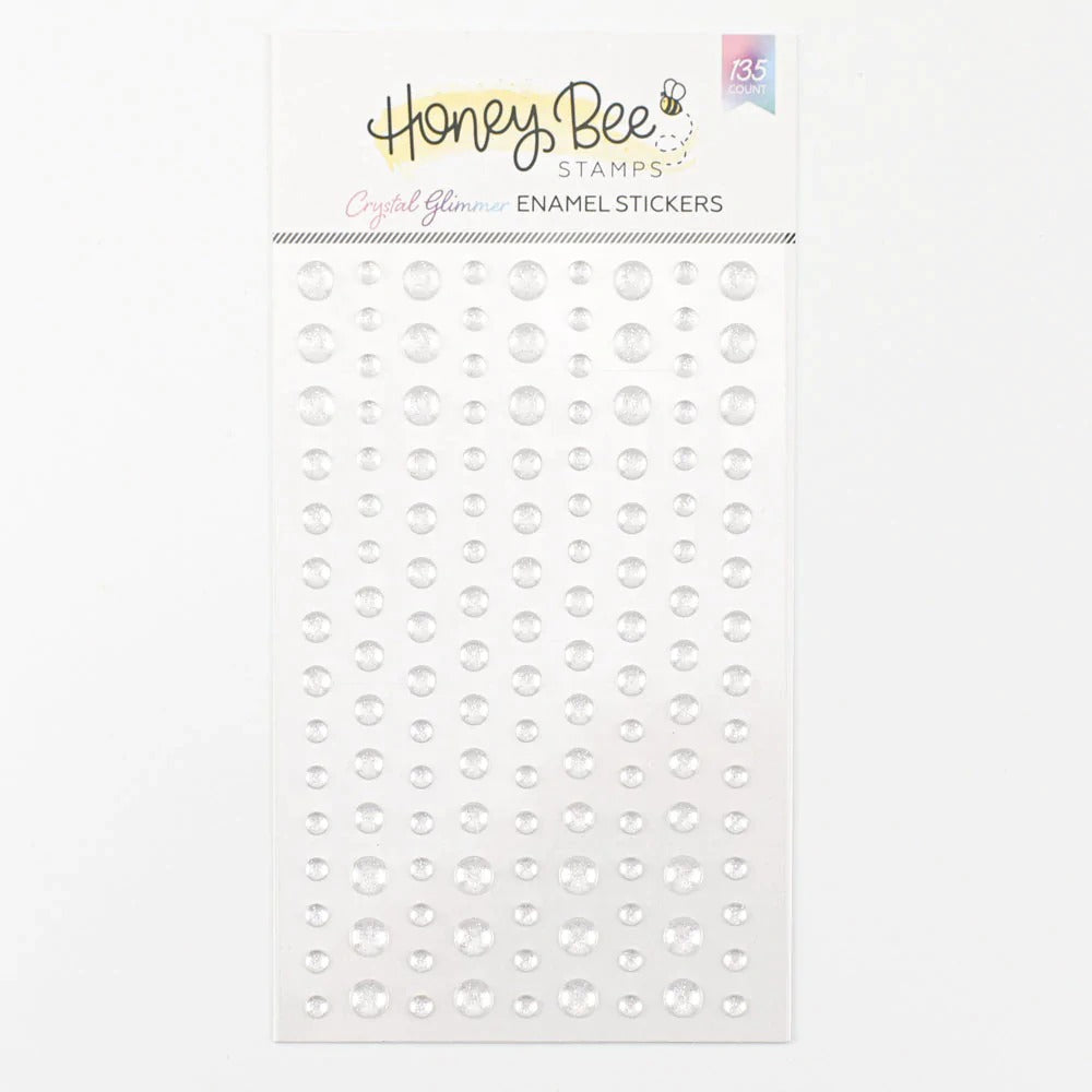 Crystal Glimmer Enamel Stickers