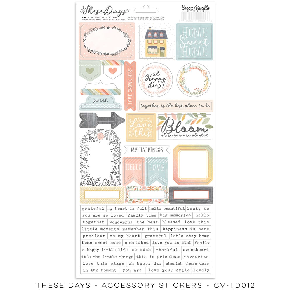 These Days Stickers