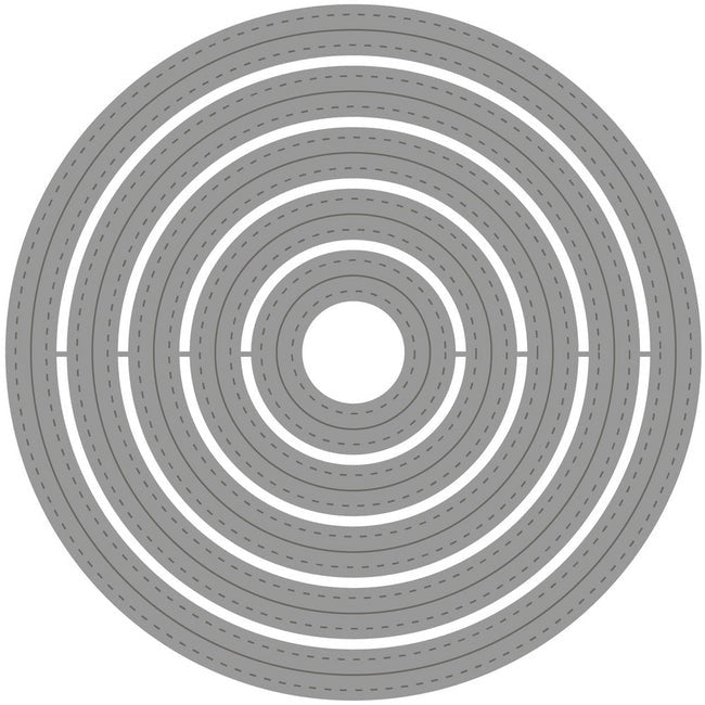 Double Stitched Circle Honey Cuts