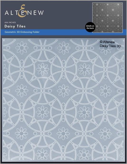 Daisy Tiles 3D Embossing Folder