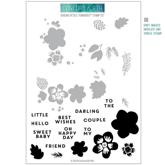 Darling Petals Turnabout™ Stamp Set