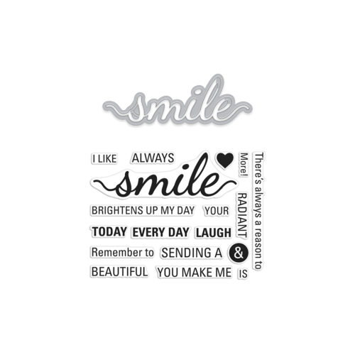 Smile Stamp & Cut