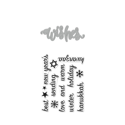 Wishes Stamp & Cut