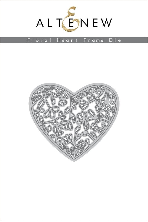Floral Heart Frame Die