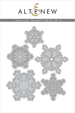 Layered Snowflakes Dies