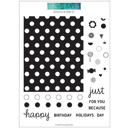 Dotted Fill-In Stamp Set