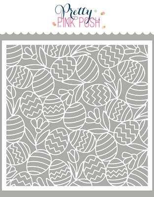 Easter Background Stencil