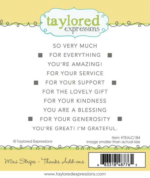 Mini Strips - Thanks Add-ons