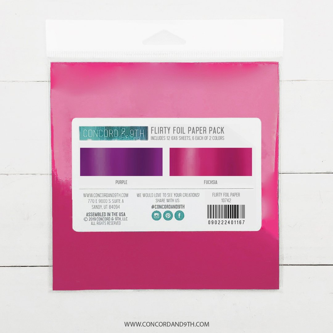 Flirty Foil 6x6 Paper Pack