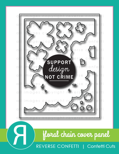 Floral Chain Cover Panel Confetti Cuts