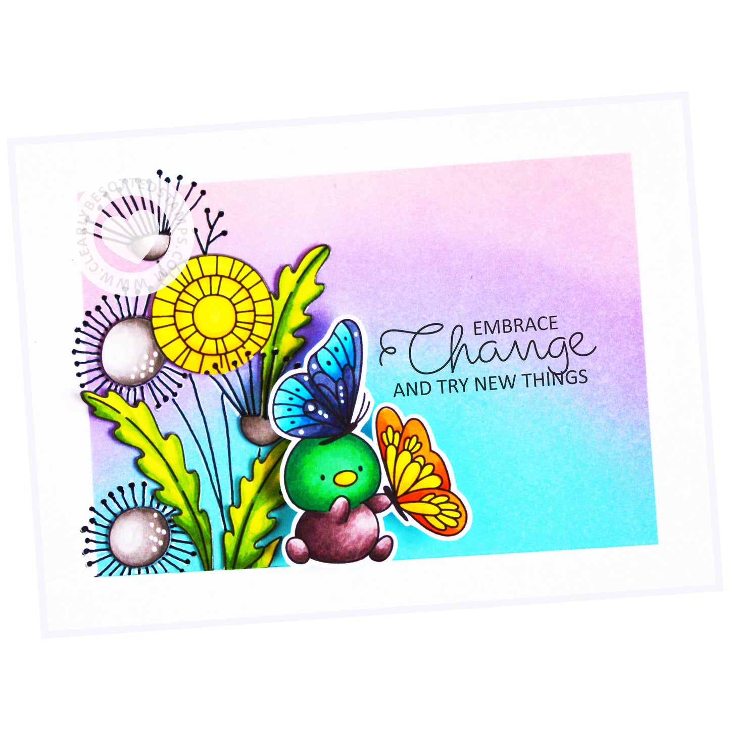 Flutterby Friends Stamp Set