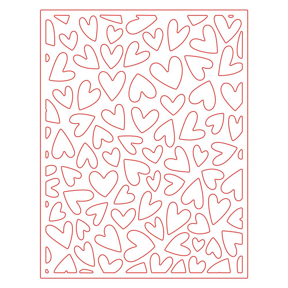 Fluttering Hearts Cover Plate
