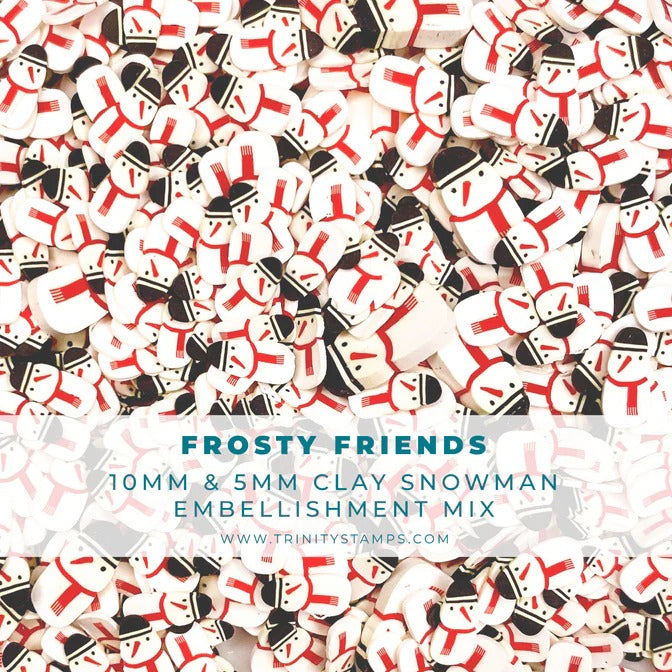 Flakey Friends Snowman Sprinkles Embellishment
