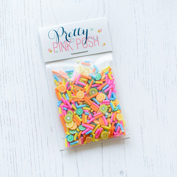 Fruit Smoothie Clay Confetti