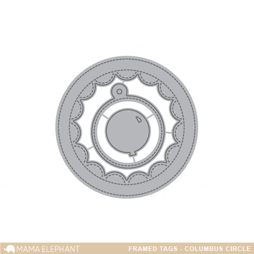 Framed Tags Columbus Circle Dies