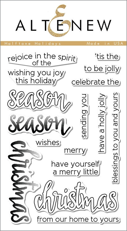 Halftone Holidays Stamp Set