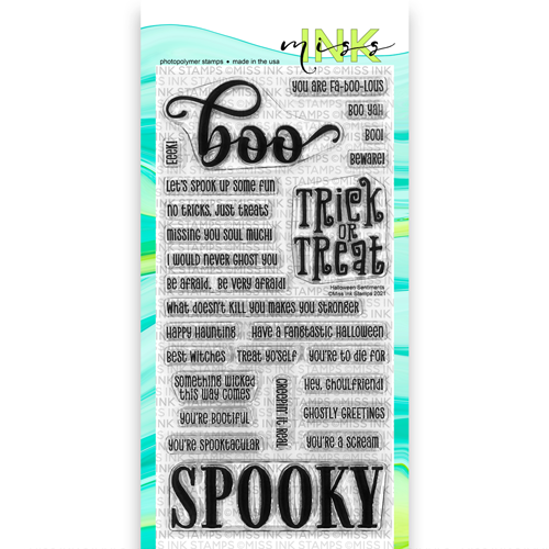 Halloween Sentiments Stamp Set
