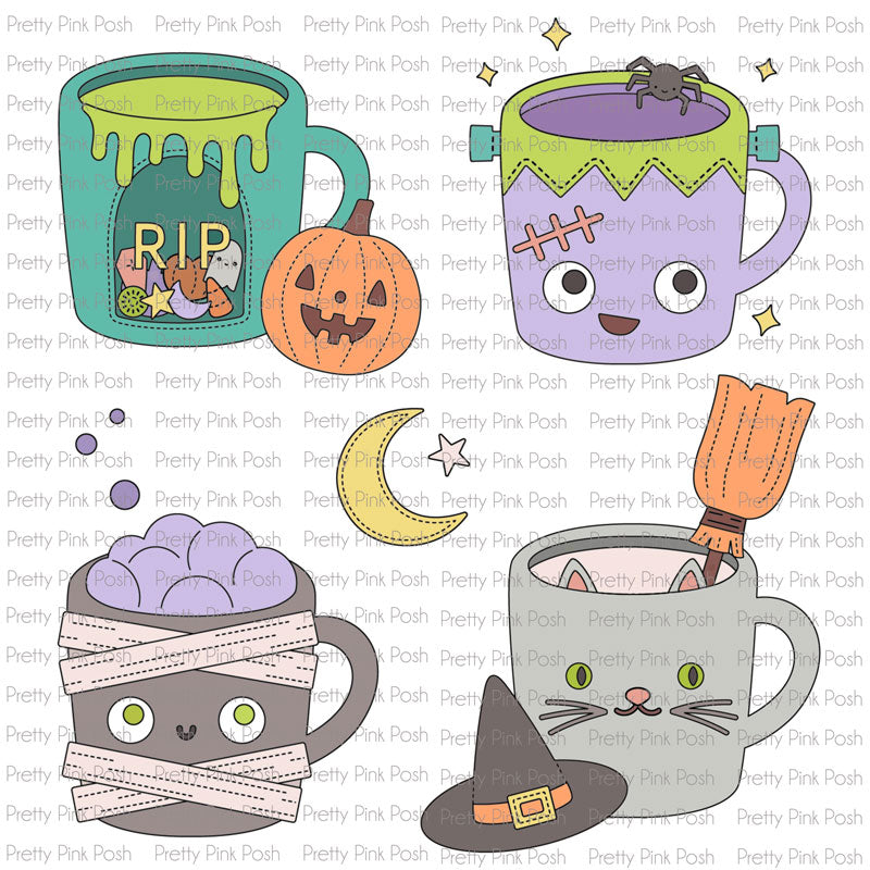 Halloween Mug Additions Dies