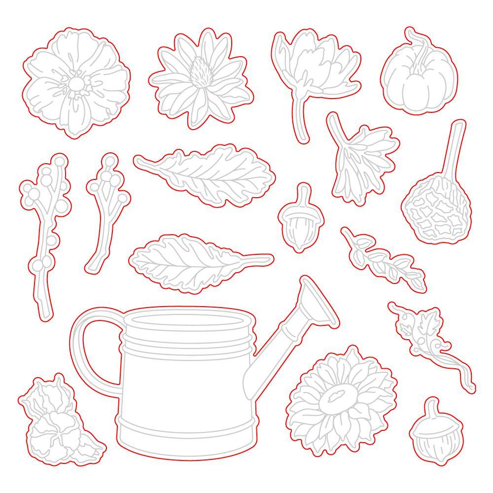 Garden Harvest Florals Stamp Set