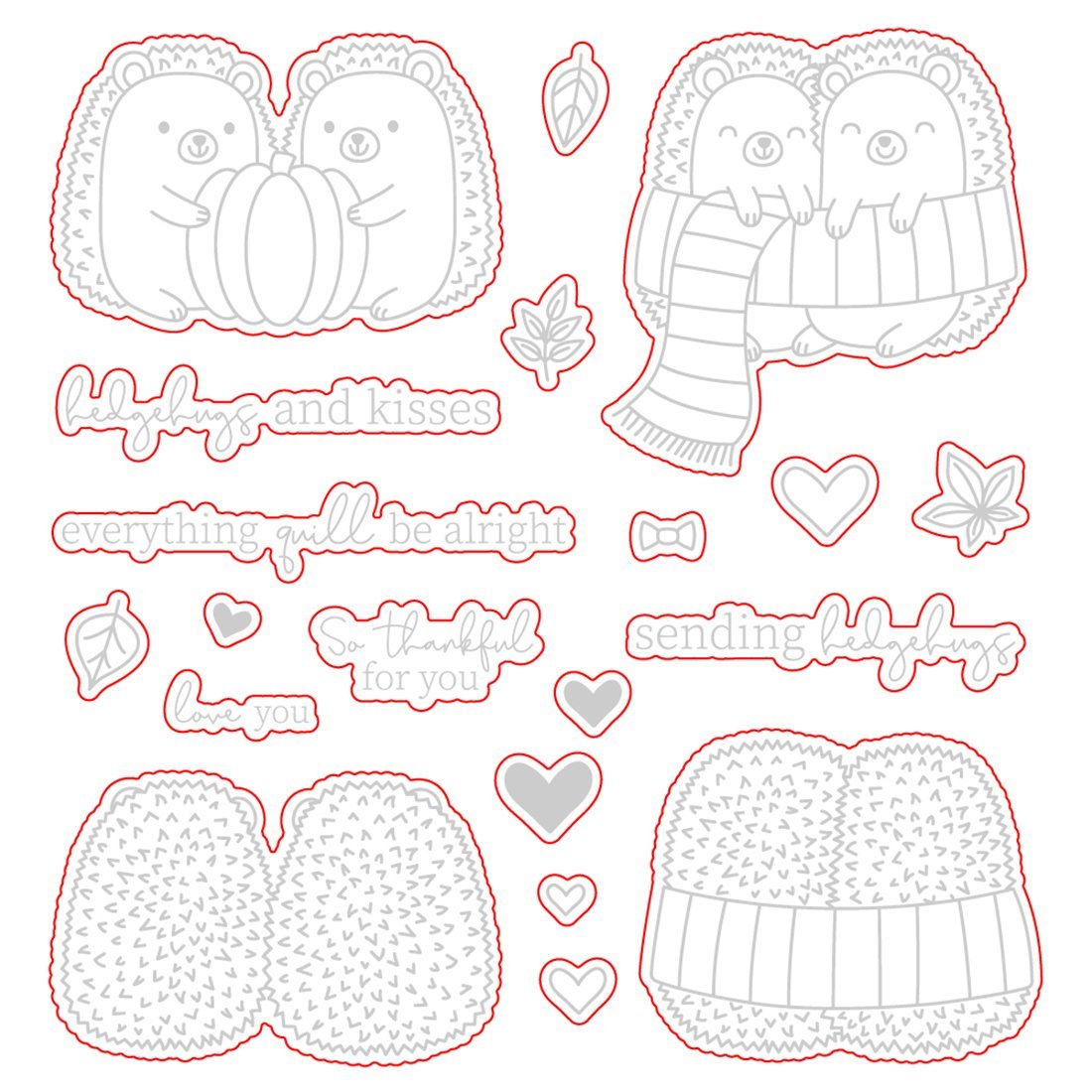 Hedgehugs Stamp Set
