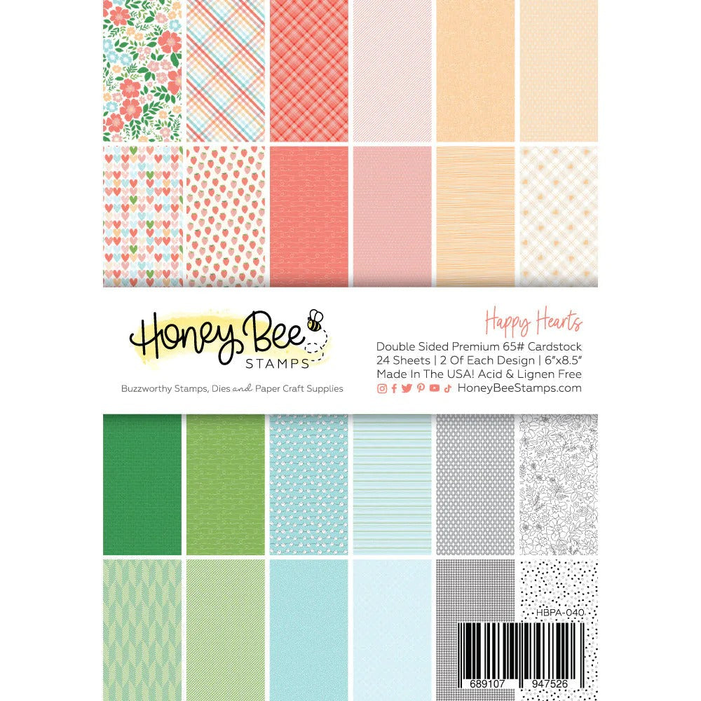 Happy Hearts 6x8.5 Paper Pad