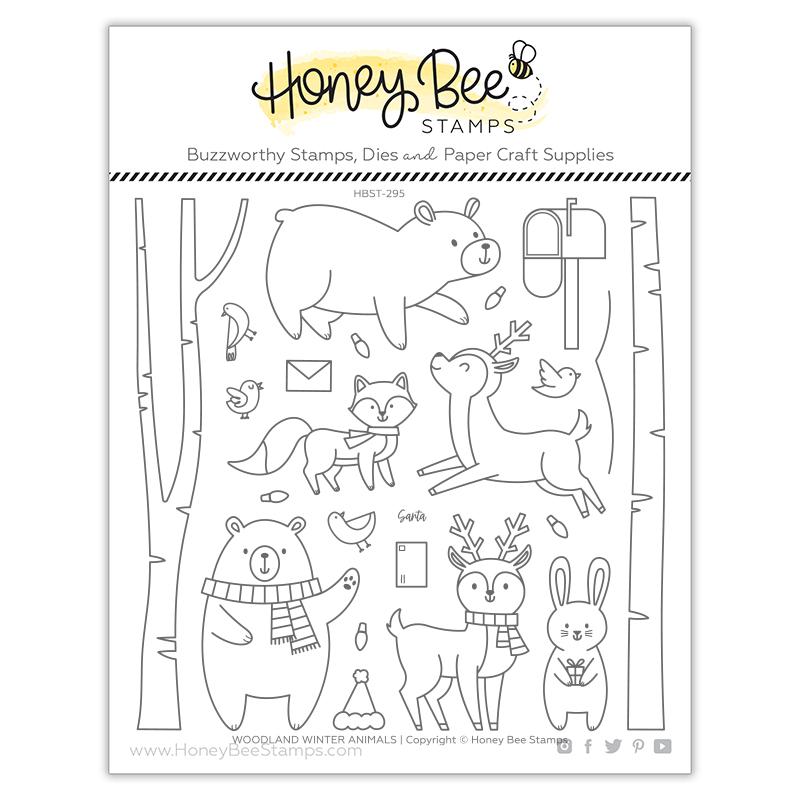 Woodland Winter Animals Stamp Set